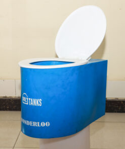 WONDERLOO TOILET BARCLAYS BLUE WITH COVER